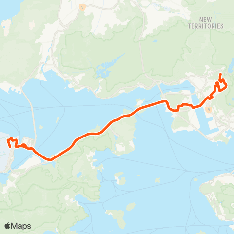 Long Win Bus Lei Muk Shue - Airport (Ground TC) map