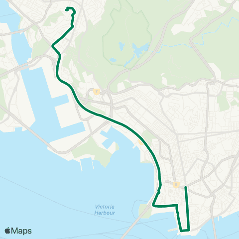 Kowloon Motor Bus Kwai Chung Estate - Yau Ma Tei map
