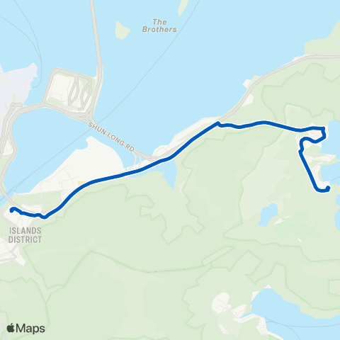 Discovery Bay Residents' Services Discovery Bay - Tung Chung map