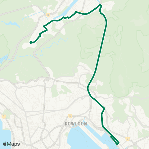 Kowloon Motor Bus Mei Tin - Kowloon Bay map