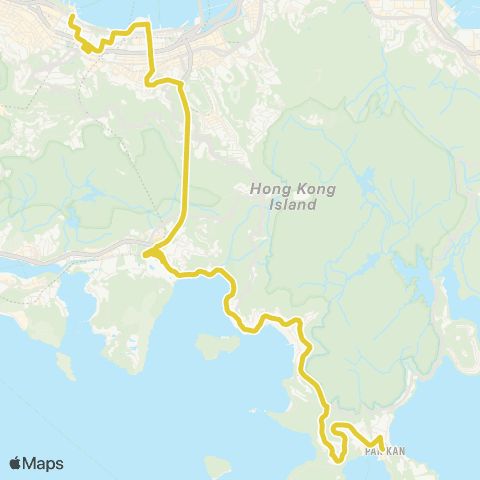 Citybus Central (Hong Kong Observation Wheel) - Stanley Village / Stanley Market map