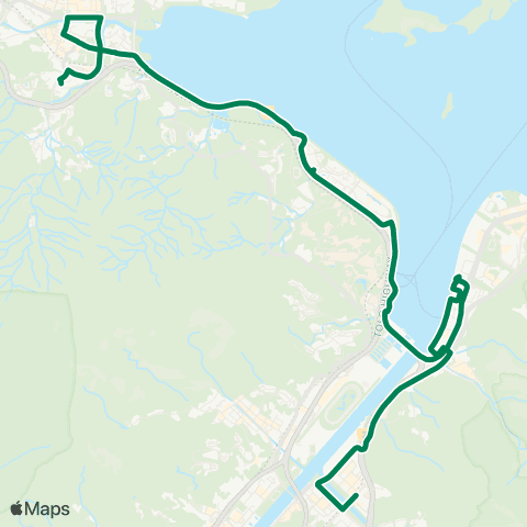 Green Minibus Services Shek Mun - Wan Tau Tong (Supplementary Service) map