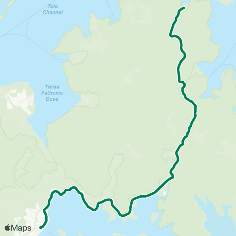 Green Minibus Services Sai Kung - Hoi Ha map