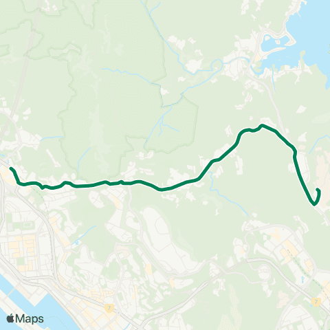 Green Minibus Services Hong Kong Univ of Science and Tech (N Sta) - Choi Hung Sta (Lung Cheung Rd) (Morning Special Trips Route) map