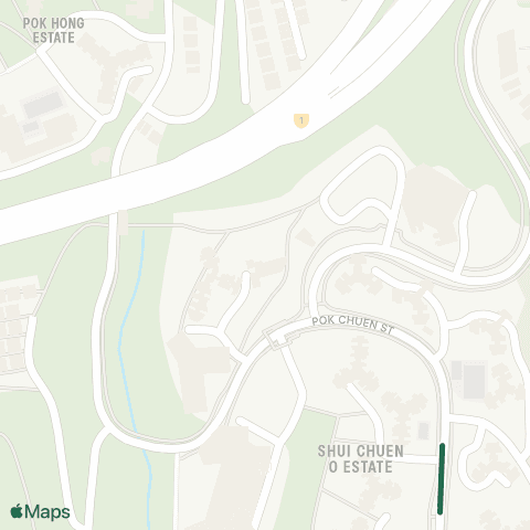 Green Minibus Services Shui Chuen O - Sha Tin Wai Sta (Circular) map