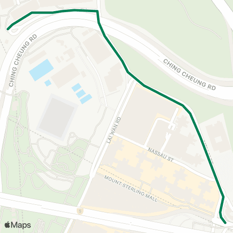 Green Minibus Services Mei Foo - Princess Margaret Hospital map
