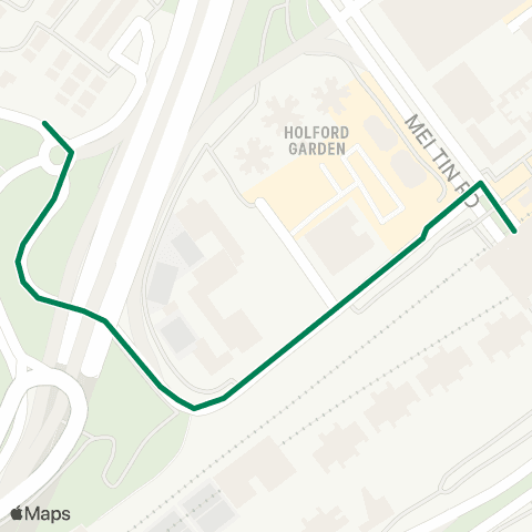 Green Minibus Services Pui Kiu Coll - Tai Wai Sta (Tsuen Nam Rd) (Supplementary Service Departure) map