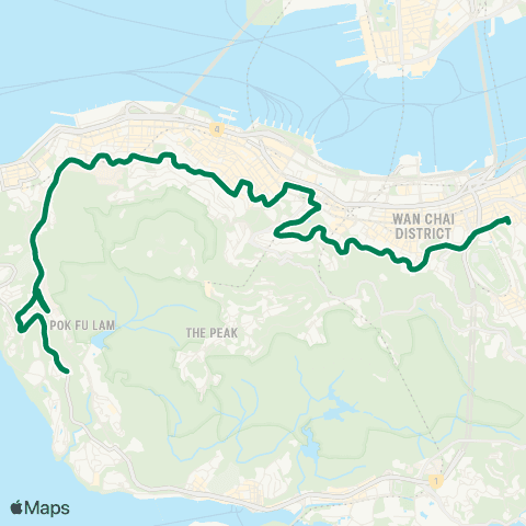 Green Minibus Services Baguio Villa (Upper) - Causeway Bay (Sun Wui Rd) map