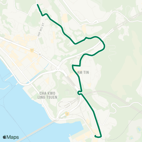 Green Minibus Services United Christian Hosp - Yau Tong Public Transport Interchange map