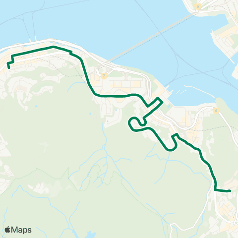 Green Minibus Services Pamela Youde Nethersole Eastern Hosp - N Point (Ft St) map