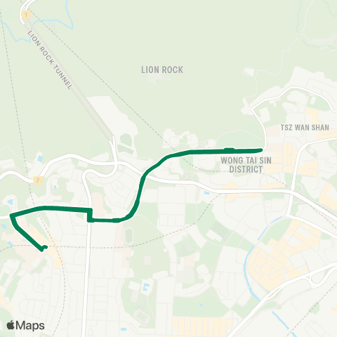 Green Minibus Services Yuen Long (Fook Hong St) Public Light Bus Terminus - Sung Shan San Tsuen map