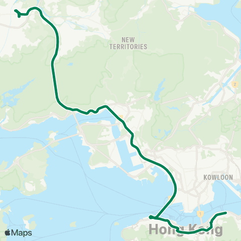 Kowloon Motor Bus Yuen Long (Fung Cheung Road) - N Point map