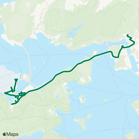 Kowloon Motor Bus Tsuen Wan (Discovery Pk) - Airport (Ground TC) map
