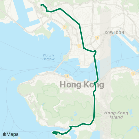 Kowloon Motor Bus South Horizons - Lai Chi Kok map