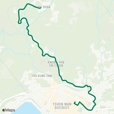 Green Minibus Nt - 80 map