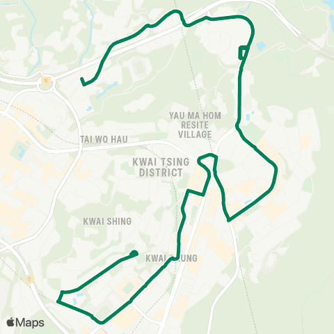 Green Minibus Nt - 94 map