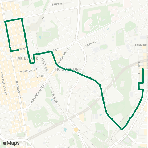 Green Minibus Kln - 27m map