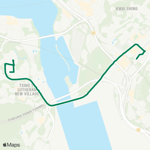 Green Minibus Nt - 88 map
