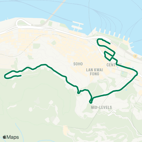 Green Minibus Hki - 3 map
