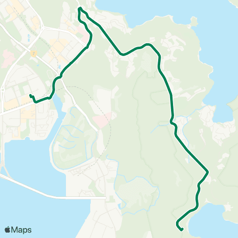 Green Minibus Nt - 103m map
