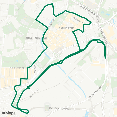 Green Minibus Kln - 88 map