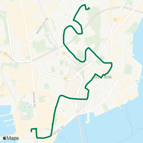 Green Minibus Kln - 8 map