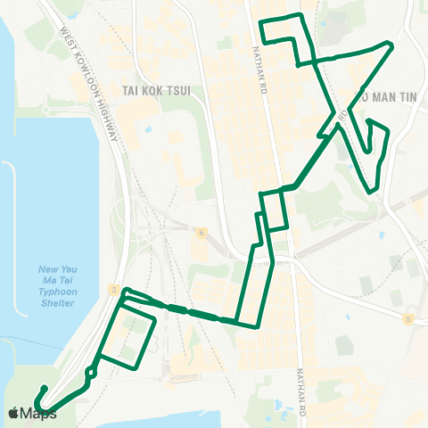 Green Minibus Kln - 74 map