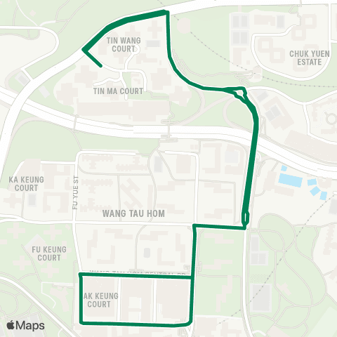 Green Minibus Kln - 53m map