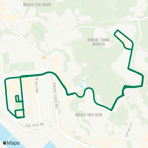 Green Minibus Kln - 48 map