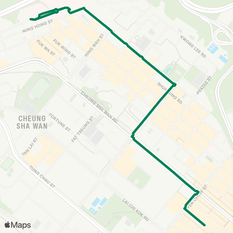 Green Minibus Kln - 45m map