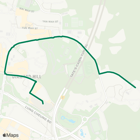 Green Minibus Kln - 33a map
