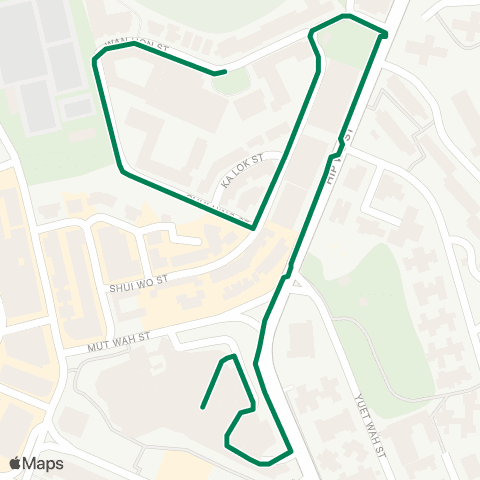 Green Minibus Kln - 23 map