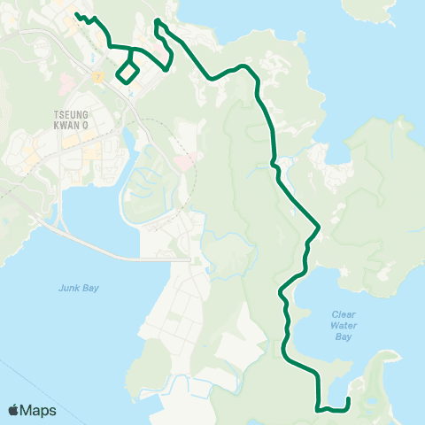 Green Minibus Nt - 16 map