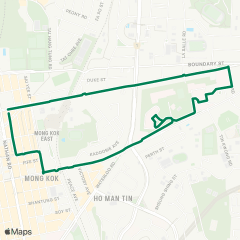 Green Minibus Kln - 17m map