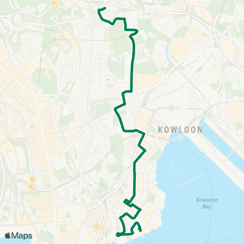 Green Minibus Kln - 13 map