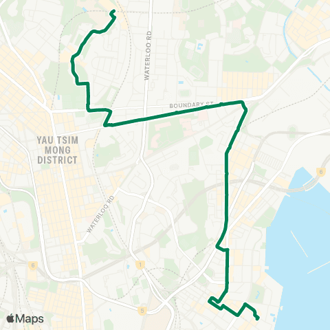Green Minibus Kln - 2 map
