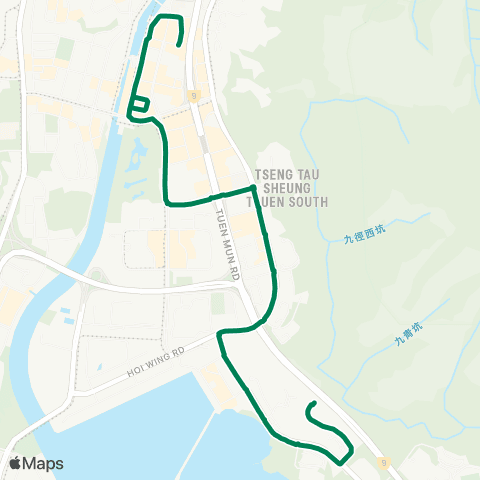 Green Minibus Nt - 43a map