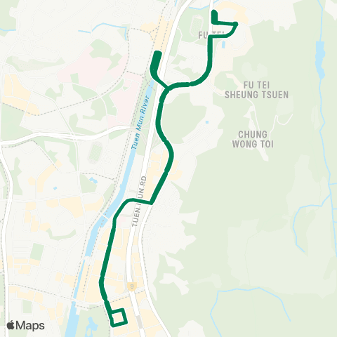Green Minibus Nt - 46 map