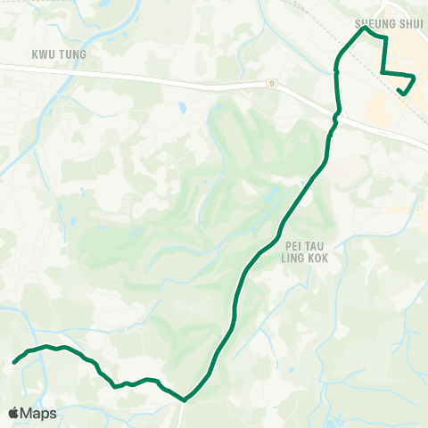 Green Minibus Nt - 57k map