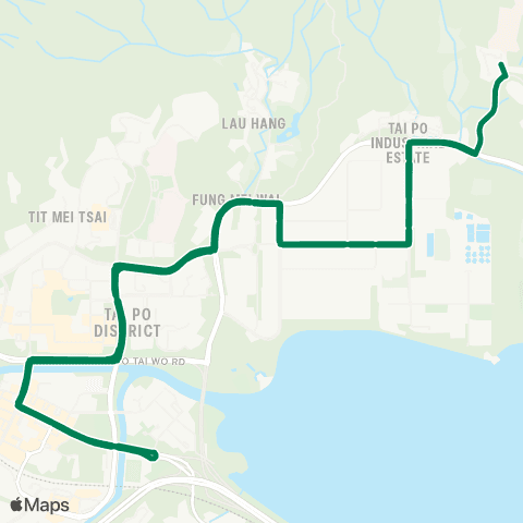 Green Minibus Nt - 26a map