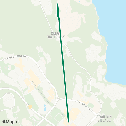 Kowloon Motor Bus Hang Hau Station - Hkust map