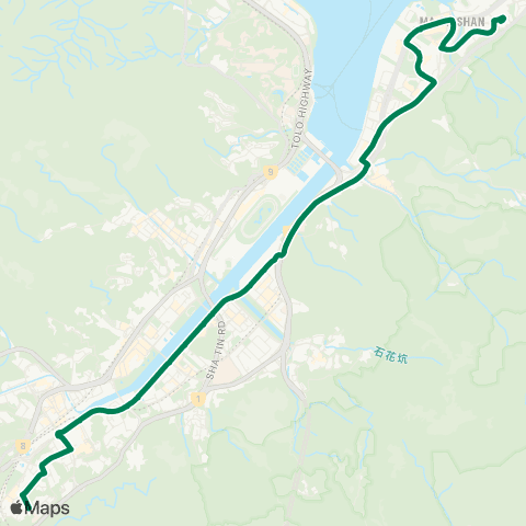 Green Minibus Nt - 803 map