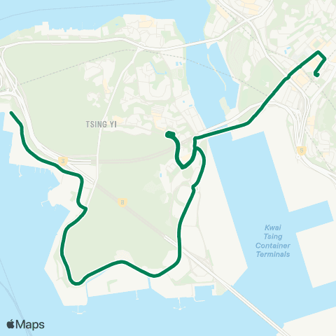 Green Minibus Nt - 88m map