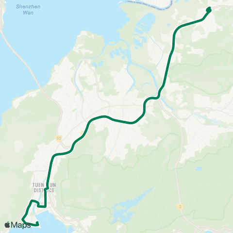 Green Minibus Nt - 44b1 map