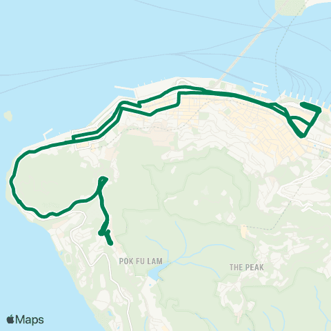 Green Minibus Hki - 54 map