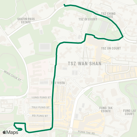 Green Minibus Kln - 37a map