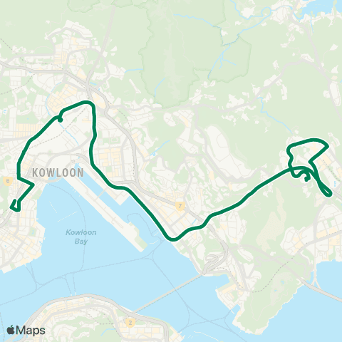Green Minibus Nt - 105 map