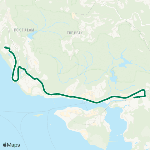 Green Minibus Hki - 69a map