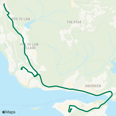 Green Minibus Hki - 63 map