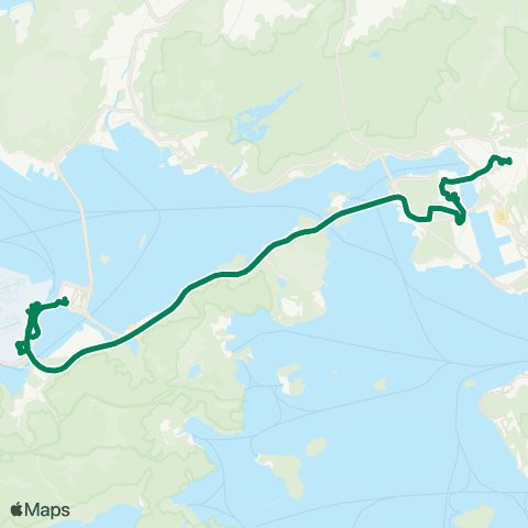 Kowloon Motor Bus Kwai Chung Estate - Hzmb Hong Kong Port map